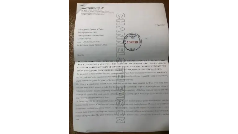 Nathaniel Bassey petition copy